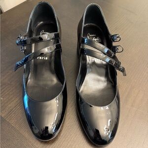Christian Louboutin Miss Jane Patent Mary Jane Pump Size 37